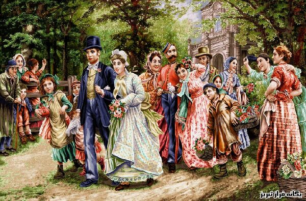 نقشه تابلو فرش عروس دهکده-یگانه فراز